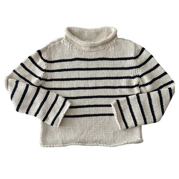 Goop Sweaters - Goop G Label Baxter Chunky Striped Sweater
